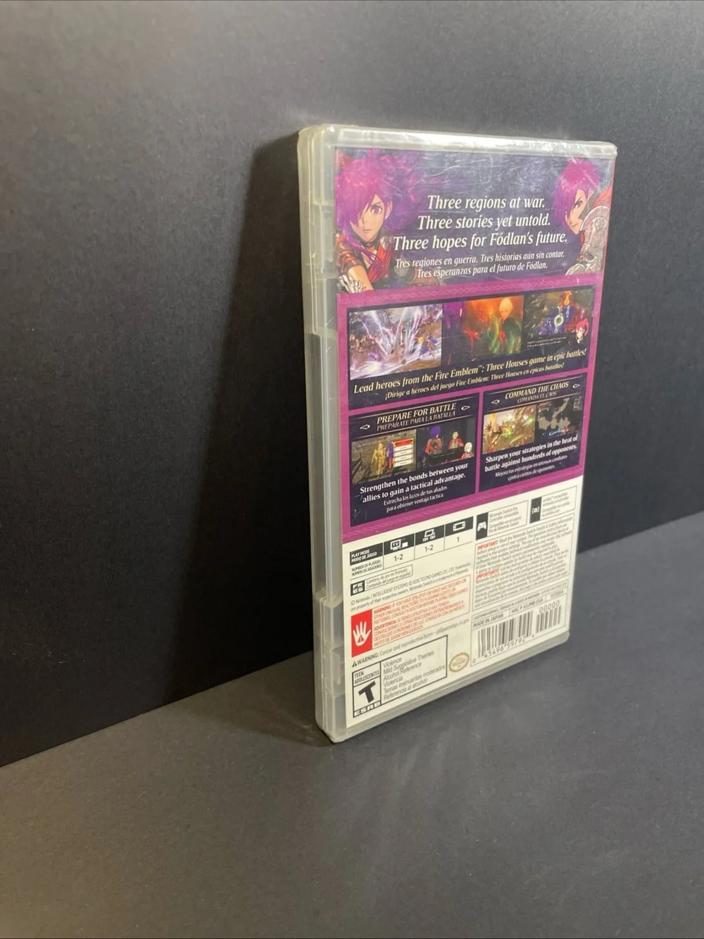 Nintendo Fire Emblem Warriors: Three Hopes - Red/Pink Cover sealed